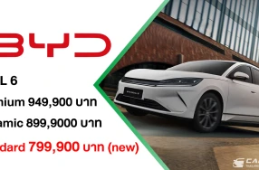 BYD SEAL 6 เพิ่มทางเลือกใหม่ให้รถยนต์ไฟฟ้า Comfort SEDAN ด้วยรุ่น Standard ที่ครบครัน ในราคาที่เป็นเจ้าของได้ง่ายขึ้นเพียง 799,900 บาท