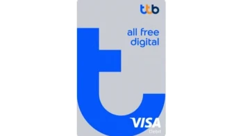 บัตรเดบิต ทีทีบี ออลล์ฟรี ดิจิทัล (ttb All Free Debit Card)