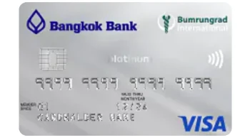 บัตรเครดิตแพลทินัม โรงพยาบาลบำรุงราษฎร์ ธนาคารกรุงเทพ (Bangkok Bank Platinum Bumrungrad Hospital Credit Card)