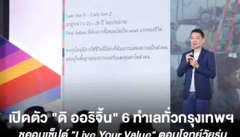 ออริจิ้น เปิดตัว "ดิ ออริจิ้น" 6 ทำเลทั่วกรุงเทพฯ ชูคอนเซ็ปต์ "Live Your Value" ตอบโจทย์วัยรุ่น