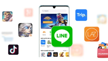 LINE พร้อมให้ดาวน์โหลดแล้วใน HUAWEI AppGallery!