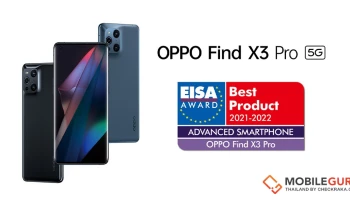 OPPO Find X3 Pro 5G คว้ารางวัลด้านสมาร์ทโฟนที่ล้ำสมัยที่สุดแห่งปีจาก EISA