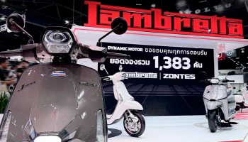 LAMBRETTA คว้ายอดจองอันดับ 1 ร่อมกับ ZONTES พา DYNAMIC MOTOR ปิดยอดจองรวมไปถึง 1,383 คัน ในงาน Motor Expo 2025
