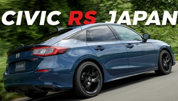 2025 Honda Civic RS ปรับโฉมแล้วในญี่ปุ่น เปลี่ยนหน้าตา ปรับช่วงล่าง ยังมีเกียร์ธรรมดาให้เลือก