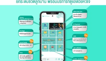เสนาฯ พัฒนาแอปพลิเคชัน SENA 360 องศา ตอบโจทย์ชีวิต 4.0 ยกระดับชีวิตลูกบ้าน พร้อมบริการที่ดูแลด้วยหัวใจ