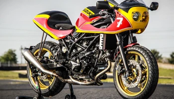 Suzuki SV650 Barry Sheene Tribute คว้าแชมป์การแต่งรถแนวเรสซิ่ง