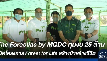 The Forestias by MQDC ทุ่มงบ 25 ล้าน เปิดโครงการ Forest for Life สร้างป่าสร้างชีวิต