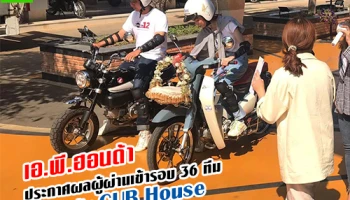 เอ.พี. ฮอนด้า ประกาศผลผู้ผ่านเข้ารอบ 36 ทีม CUB House โครงการ IMC Plan Contest by A.P. Honda ครั้งที่ 12