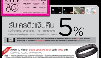 Friends & Family Sale ลดสูงสุด 80% พร้อมรับเงินคืนสูงสุด 5% เมื่อใช้จ่ายผ่านบัตรเซ็นทรัล เครดิตคาร์ด