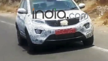 SpyShot Tata Nexon Sub-Compact SUV วิ่งทดสอบที่อินเดีย