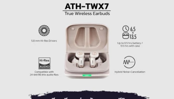 อาร์ทีบีฯ เปิดตัวหูฟัง Audio-Technica รุ่นใหม่ ATH-TWX7 จัดเต็มด้วยเทคโนโลยีตัดเสียงรบกวนแบบดิจิทัลไฮบริด