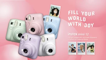 ฟูจิฟิล์ม ประเทศไทย เปิดตัว INSTAX mini 12 กล้องฟิล์มอินสแตนท์รุ่นใหม่ ชูดีไซน์สวยโดดโด่นในโทนพาสเทลสดใส