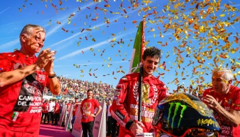 Ducati ฉลองชัยหลัง Bagnaia คว้าแชมป์โลก MotoGP 2022 ด้าน Suzuki ได้เฮส่งท้ายหลัง Rins คว้าชัยสุดท้ายให้ได้สำเร็จ