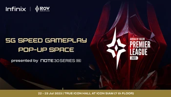 Infinix ผู้สนับสนุนหลัก ร่วมศึกอีสปอร์ต RoV ระดับนานาชาติ APL 202 วันที่ 22 - 23 ก.ค.นี้ ณ ไอคอนสยาม
