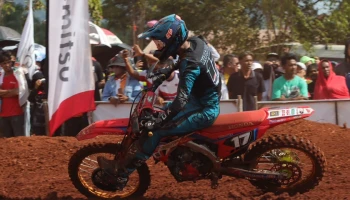 อินทรีแซงค์ - กฤษฎา บิด Honda CRF250R คว้าโพเดียมอันดับ 2 รุ่นท็อป MX250-A ศึก FMSCT Thailand Motocross 2024 สนามที่ 3