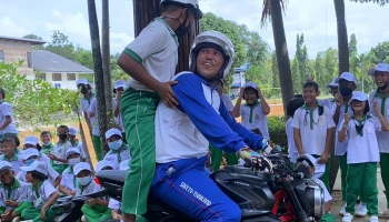 Honda Road Safety For Kids จัดกิจกรรมที่ เกาะยาวใหญ่ จังหวัดพังงา โดยศูนย์ฝึกขับขี่ปลอดภัยฮอนด้า