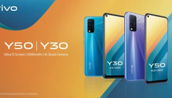 Vivo Y50 และ Vivo Y30 สมาร์ทโฟนรุ่นเล็ก แบตอึด จอใหญ่ เริ่มวางจำหน่าย 30 พ.ค. 63 นี้