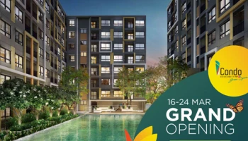 GRAND OPENING ไอ คอนโด กรีนสเปซ สุขุมวิท 77 เฟส 1 พร้อมเปิดให้ชมห้องจริงครั้งแรก 16-24 มี.ค. นี้