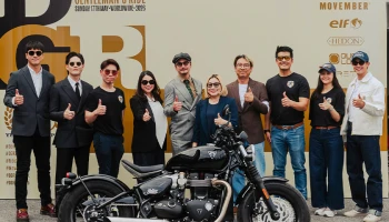 Triumph รวมเหล่านักบิดกว่า 3,000 คนเข้าร่วม Team Triumph สร้างสถิติใหม่ในงาน The Distinguished Gentleman’s Ride 2026