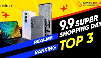 realme กวาดยอดขาย realme 9.9 Super Sale สินค้ายอดนิยมสูงสุด realme GT Master Edition และ realme Book