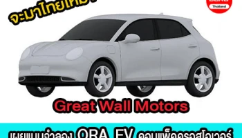 Great Wall Motors เผยแบบจำลอง ORA รถยนต์ไฟฟ้าคอมแพ็คครอสโอเวอร์ใหม่ในจีน