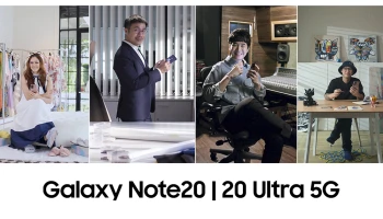 Samsung Galaxy Note20 Series ไอเท็มสุดล้ำแห่งปีของ ชมพู่ - ฌอน - แสตมป์ - เบนซิลล่า