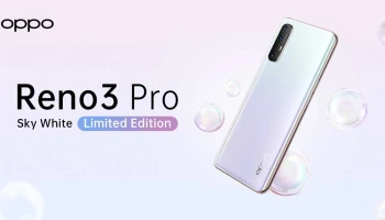 OPPO Reno3 Pro สีขาว Sky White Limited Edition วางจำหน่ายแล้ว! ในราคา 18,990 บาท