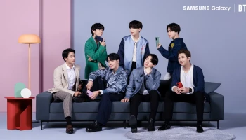 7 หนุ่ม BTS เซอไพรซ์เหล่า A.R.M.Y. กลางงานเปิดตัว "Samsung Galaxy S20 FE" สมาร์ทโฟนรุ่นใหม่ล่าสุด