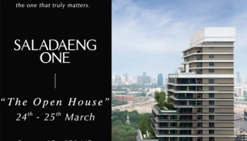 SC ASSET เผยโฉม "SALADAENG ONE" ครั้งแรกในงาน "The Open House" 24-25 มี.ค.นี้