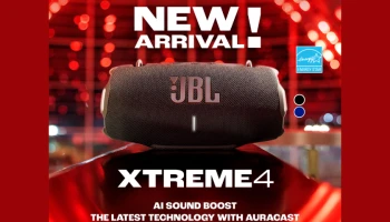 NEW!! JBL XTREME 4 ลำโพงพกพาตัวใหญ่เสียงดีฟังก์ชันครบครัน พร้อมพาคุณลุยไปกับทุกที่ด้วย AI SOUND BOOST