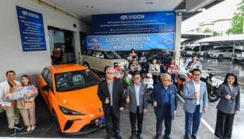 กรังด์ปรีซ์ฯ มอบรางวัลผู้โชคดีจากงาน บางกอก อินเตอร์เนชั่นแนล มอเตอร์โชว์ ครั้งที่ 45