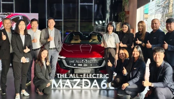 กระแสตอบรับ Mazda6e หลังโรดโชว์ 8 จังหวัด ลูกค้าหลั่งไหลร่วมงานสุดคึกคัก เก็บยอดจองเพิ่มอีกกว่า 1,000 คัน รวมทะลุ 4,000 คัน