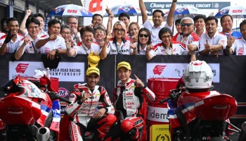 Honda ปลื้มหลัง ชิพ - นครินทร์ พา CBR1000RR-R Fireblade 2024 ผงาดคว้าโพเดียมอันดับ 3 รุ่นท็อป ด้านนักบิดดาวรุ่งไทยบิด CBR600RR ยกระดับผลงานต่อเนื่องศึก ARRC 2024 สนามแรก