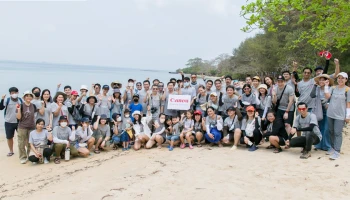 Canon สานต่อความสำเร็จ Bird Branch Project ครั้งที่ 4 นำอาสาสมัครจับมือ 2 หน่วยงานภาคี สร้างแหล่งน้ำจืดและบังไพร