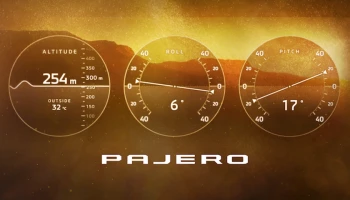 Mitsubishi ถ่ายทอดสมรรถนะการขับขี่ออฟโรดผ่าน All-New Pajero ที่มาพร้อมหน้าจอมัลติมิเตอร์