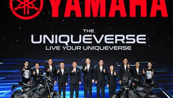 Yamaha เปิดบูธด้วยแนวคิด YAMAHA THE UNIQUEVERSE ที่รวบรวมนวัตกรรมสุดยูนีค อาทิ PROTO PHEV และ PROTO HEV ที่ส่งตรงจากญี่ปุ่นมาโชว์ในมอเตอร์โชว์ 2026