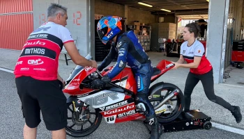 Yamaha ส่ง ไอเดีย-กฤตภัทร เก็บตัวเทสต์ Moto3 ที่สเปน เตรียมลุยศึก ThaiGP