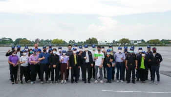 Bridgestone ต้อนรับกรมการขนส่งทางบกและผู้ประกอบการเยี่ยมชม ศูนย์ยางหล่อดอก และ สนามทดสอบยาง