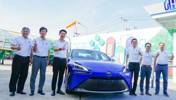 TOYOTA ผนึกกำลัง PTT, OR และ BIG เสริมแกร่ง Future Energy เปิดสถานีต้นแบบเติมไฮโดรเจนสำหรับรถยนต์ไฟฟ้าเซลล์เชื้อเพลิงแห่งแรกของประเทศไทย