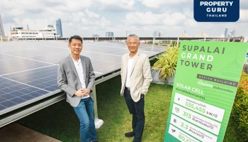 SUPALAI GRAND TOWER เดินหน้าติดตั้งโซลาร์เซลล์ นำร่อง OFFICE BUILDING ที่เป็นมิตรต่อสิ่งแวดล้อม