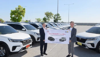 Honda ส่งมอบ BR-V จำนวน 100 คัน ให้กับพันธมิตรธุรกิจรถเช่า Chic Car Rent
