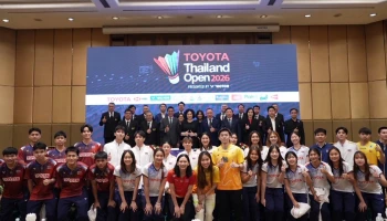 Toyota ร่วมสร้างประวัติศาสตร์แบดมินตันระดับนานาชาติใน TOYOTA Thailand Open 2026 ชิงถ้วยพระราชทานพระบาทสมเด็จพระเจ้าอยู่หัว