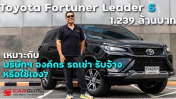 แอดช้าง พาชม Toyota Fortuner Leader S ที่เป็นรุ่นเริ่มต้น แม้ตัดออปชั่นแต่ก็ยังรถอเนกประสงค์ในราคา 1.239 ล้านบาท รุ่นนี้ตอบโจทย์ใคร?