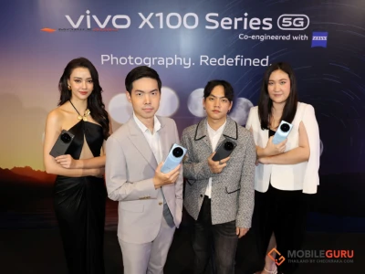 vivo ส่งเรือธง X100 Series 5G สู่มือผู้ใช้งานชาวไทย ปฎิวัติวงการถ่ายภาพด้วย ZEISS Telephoto Sunshot พร้อมประสิทธิภาพการใช้ทรงพลัง ราคาเริ่มต้น 26,999 บาท