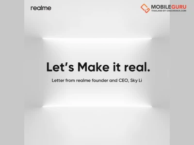 เปิดผนึกจดหมายจาก Sky Li ผู้ก่อตั้งและประธานเจ้าหน้าที่บริหาร realme “Let’ Make it real”