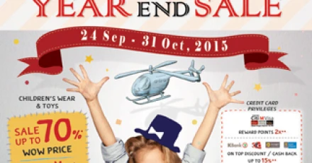 KIDS’ PLANET YEAR END SALE 2015