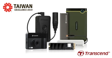 Transcend กวาด 5 รางวัลจาก Taiwan Excellence Award 2019