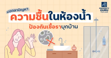 บอกลาปัญา “ความชื้นในห้องน้ำ” ป้องกันเชื้อราบุกบ้าน