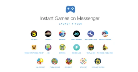 Facebook Messenger มีเกมให้เล่นแล้ว! Pac-Man, Space Invaders, Galaga และอีกเพียบ!