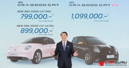 New GWM ORA Good Cat ใหม่ ประกอบไทย วิ่งได้น้อยลงแต่เพิ่มออปชั่นล้นคัน เริ่ม 799,000 บาท